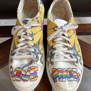 Neefs peace and love design shoes size 40 groovy vibes festival
